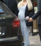 Jessica Simpson and fiance Eric Jonhson leaving the Four Season hotel in Beverly Hills CA (February 11)