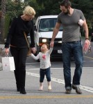katherine Heigl was out and about in Hollywood, California on February 11, 2012 with her husband Josh Kelley and their adopted daughter Naleigh