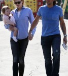 Nicole Kidman and Keith Urban out to lunch with Faith Margaret (February 1)