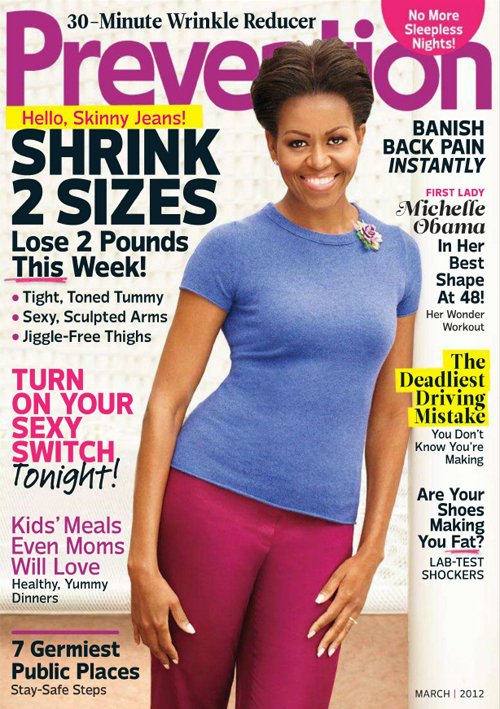 Michelle Obama Covers Prevention Magazine