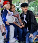 Gwen Stefani and her son Kingston and Zuma enjoy a Easter egg hunt at Irvine Park Railroad in Irvine, California March 27