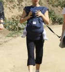 Natalie Portman takes her son Aleph hiking with a couple of her friends in the Hollywood Hills on March 1, 2012 in Los Feliz, CA. Natalie was wearing her rumored wedding ring after sources revealed that she secretly married her sons father Benjamin Millepied.