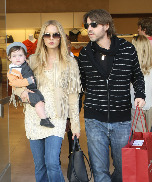 Stylist Rachel Zoe and husband Rodger Berman out shopping with their son Skyler in Beverly Hills, CA on March 2, 2012.