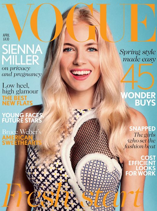 Sienna Miller British Vogue April 2012