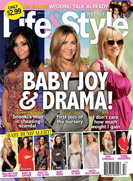 Baby Joy & Drama for Snooki, Jennifer Aniston and Reese Witherspoon!