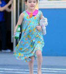 Katie Holmes And Suri Cruise At Chelsea Piers