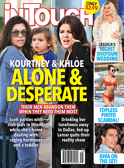 Kourtney Kardashian Abandoned By Scott Disick In Her Time Of Need