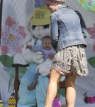 Pink And Carey Hart Introduce Willow To The Easter Bunny