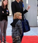 Gwen Stefani and Kingston at the Story Time Celebration Skirball Cultural Center in Los Angeles, CA on Sunday