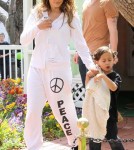 Jennifer Lopez & Boyfriend Casper Smart take Max and Emme to meet the Easter Bunny