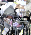 Jessica Alba takes her daughters Honor and Haven to a park in Beverly Hills for some fun.