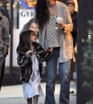Katie Holmes and Suri in New York City (April 25).