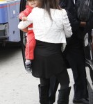 Kourtney Kardashian with son Mason Disick at LAX - April 21