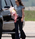 Katie Holmes and Suri Jet Off After Visiting Tom Cruise 0529