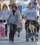 Adam Sandler takes a stroll with his ladies (Photos) 0518