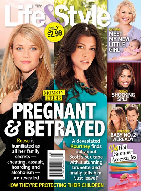Moms In Crisis: Reese Witherspoon & Kourtney Kardashian Pregnant & Betrayed (Photo)