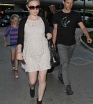 Pregnant Anna Paquin & Stephen Moyer Arrive at LAX May 28