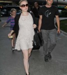 Pregnant Anna Paquin & Stephen Moyer Arrive at LAX May 28