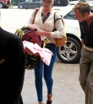 Katherine Heigl & daughter Adalaide arriving at Montage Beverly Hills - May 23