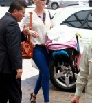 Katherine Heigl & daughter Adalaide arriving at Montage Beverly Hills - May 23