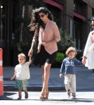 New Bride Camila Alves Takes Levi And Vida For A Walk In NYC 0628