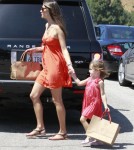 Alessandra Ambrosio Takes daughter Anja Mazur To Party 0611