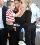 Sharon Stone Lands In Paris With Son Quinn 0629