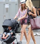 Miranda Kerr Strolls Around NYC With Flynn Bloom 0625