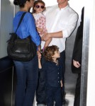 Matthew McConaughey And Family Jet Out Of Los Angeles 0605