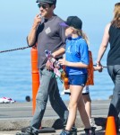 Stephen Moyer Takes Daughter Lilac To Fitness Camp 0629