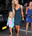 Denise Richards And Charlie Sheen Reunite With Daughter In NYC 0626