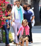 Alessandra Ambrosio out in Santa Monica with Anja -June 22.