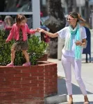 Alessandra Ambrosio out in Santa Monica with Anja -June 22.