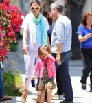 Alessandra Ambrosio out in Santa Monica with Anja -June 22.