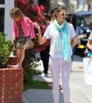 Alessandra Ambrosio out in Santa Monica with Anja -June 22.