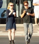 Pregnant Anna Paquin and Stephen Moyer eat Pinkberry in LA - June 19