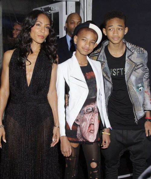 Jada Pinkett Smith, Willow Smith and Jaden Smith at the New York premiere of "Men In Black 3" at the Ziegfeld Theater in New York City, New York on May 23, 2012.