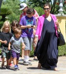 Kourtney Kardashian with son Mason Disick in Los Angeles, Ca - June 23