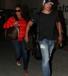 Vanessa Minnillo and Nick Lachey at LAX airport in Los Angeles, Ca - June 7