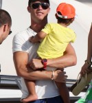 Soccer Star Cristiano Ronaldo Vacations With Son in St. Tropez 0704