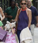 Katie Holmes And Suri Cruise Visit Alice's Tea Cup In NYC 0706