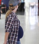 Reese Witherspoon And Baby Bump Keep It Casual At LAX 0720