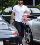 Alessandra Ambrosio with her fiance Jamie Mazur with Anja and Noah in Malibu, CA - July 4