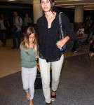 Courteney Cox and Coco Arquette arriving at LAX airport in Los Angeles, CA - June 30
