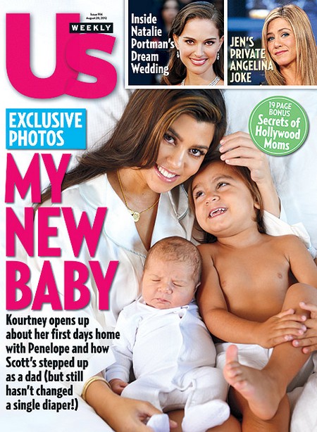 Kourtney Kardashian Introduces Daughter Penelope Disick! (Photo)