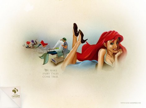 So Wrong: Plastic Surgery Clinic Gives Our Beloved Disney Characters a Makeover