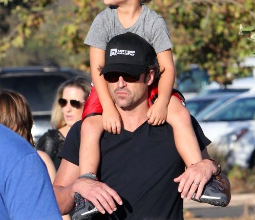 “Grey’s Anatomy” actor Patrick Dempsey enjoyed a day at the fair with his family in Malibu, California on August 31, 2012.