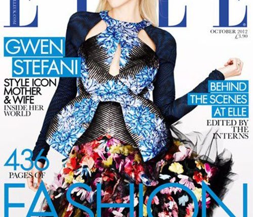 Gwen Stefani Elle UK October 2012