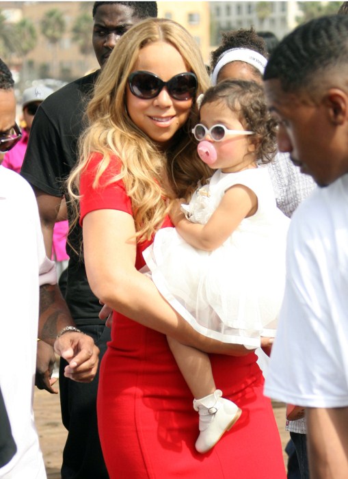 Nick Cannon, Mariah Carey and their twins Monroe and Moroccan attended ...