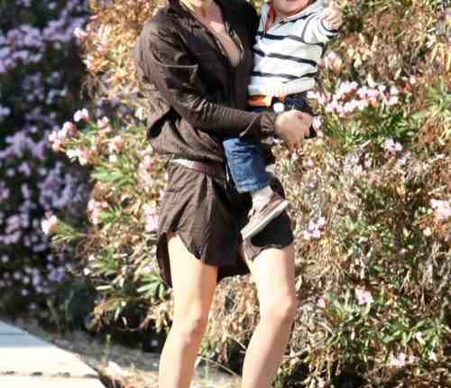 Ali Larter and Hayes MacArthur Take Son Theodore to the Park
